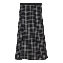 Load image into Gallery viewer, Plaid Fly Front Midi Skirt
