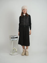 Load image into Gallery viewer, Knit Quilt Hooded Jacket