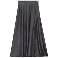 Load image into Gallery viewer, Accordion Pleated Leather Look Midi Skirt