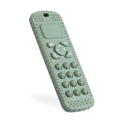 Sensory Popper Teether Phone - Sage