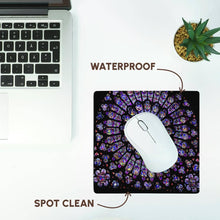 Load image into Gallery viewer, Notre Dame Cathedral Stained Glass Mouse Pad
