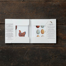 Load image into Gallery viewer, Chickens Square Cards - 8 Quality Cards