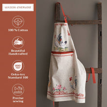 Load image into Gallery viewer, Countryside Roosters &amp; Hens 100% Cotton Apron