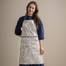 Load image into Gallery viewer, Apron 100% Cotton Adjustable Neck Strap - The Miller - Blue