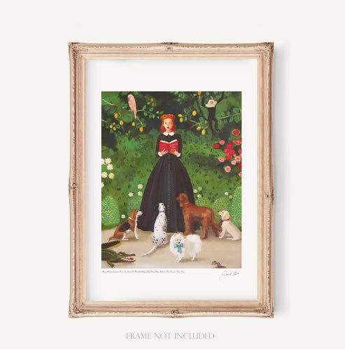 Miss Moon Lesson One Art Print - 11