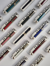 Load image into Gallery viewer, Monaco Soft Touch Pen in White with Gift Box &amp; Refill