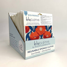 Load image into Gallery viewer, Hydrangea Reusable Swedish Sponge-Cloths, Set of 2