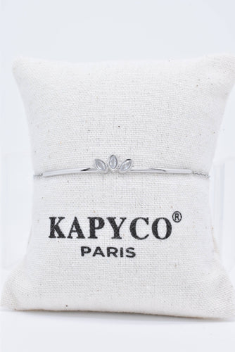 Silver Stainless Steel Deco Bracelet