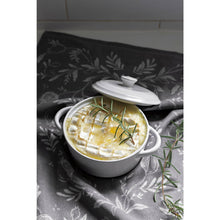 Load image into Gallery viewer, White Stoneware Brie Baker
