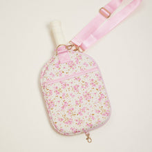 Load image into Gallery viewer, Boho-Floral-Neoprene-Pickleball-Paddle-Bag: Lavender