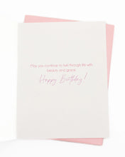 Load image into Gallery viewer, &#39;En Pointe Wishes&#39; Ballerina Birthday Greeting Card