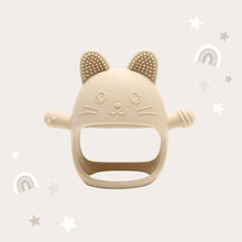 Load image into Gallery viewer, Cat Teething Mitt - Cream