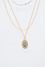 Load image into Gallery viewer, Three-Row Gold Steel Necklace