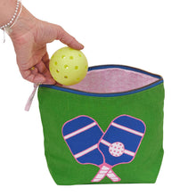 Load image into Gallery viewer, Pickleball  Green Pouch Large