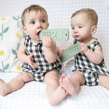 Load image into Gallery viewer, Sensory Popper Teether Phone - Sage