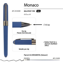 Load image into Gallery viewer, Monaco French Blue Soft Touch Pen