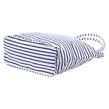 Load image into Gallery viewer, Bateau Stripe Navy Bucket Bag