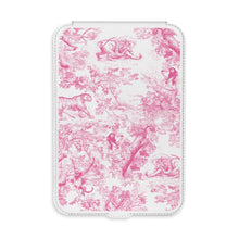 Load image into Gallery viewer, Large Toile Jungle Pink LED Vanity Mirror