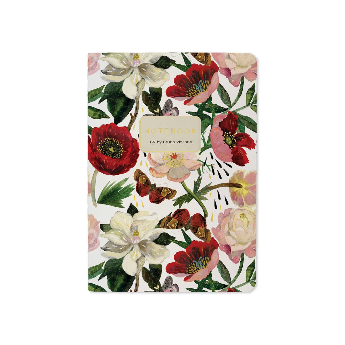 Peonies Passport Sized Notebook