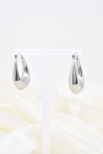 Load image into Gallery viewer, Silver Stainless Steel Earrings