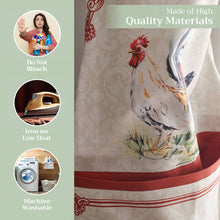 Load image into Gallery viewer, Countryside Roosters &amp; Hens 100% Cotton Apron