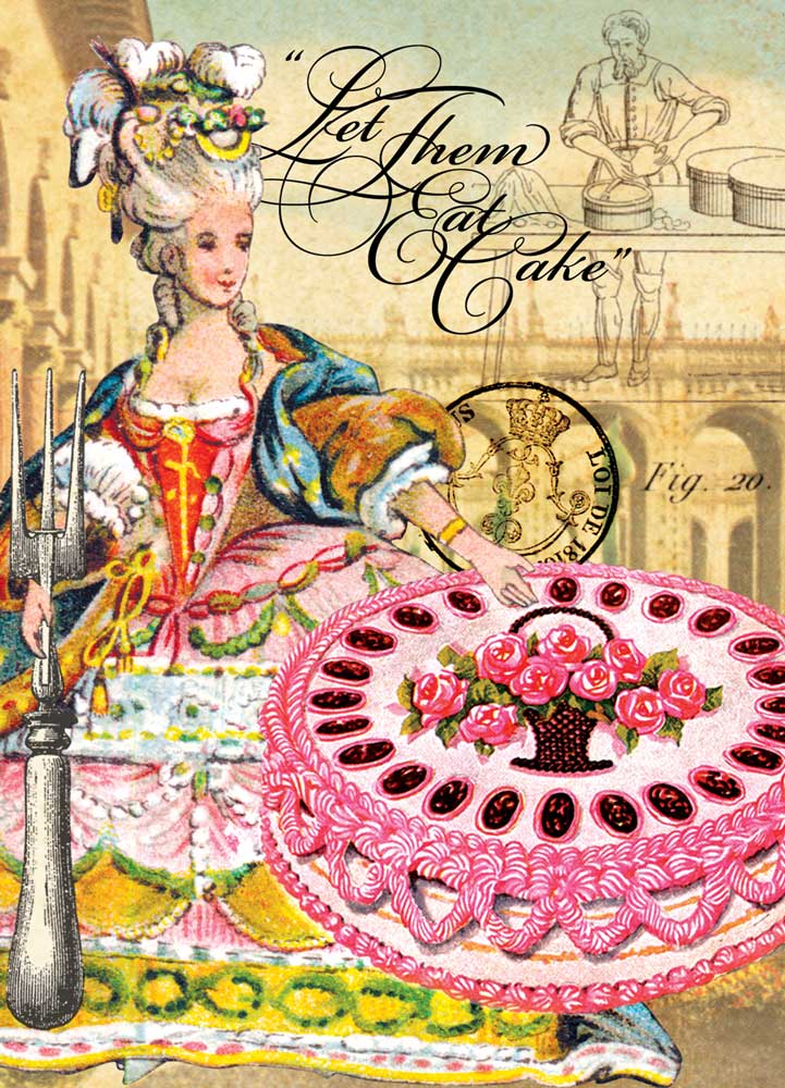 Let Them Eat Cake Greeting Card