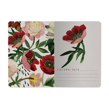 Load image into Gallery viewer, Peonies Passport Sized Notebook