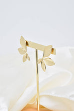 Load image into Gallery viewer, Golden Half Flower Stainless Steel Earrings
