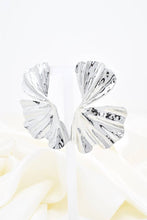 Load image into Gallery viewer, Silver Ginko Stainless Steel Earrings