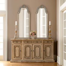 Load image into Gallery viewer, French Country Carved Wood Floor Mirror