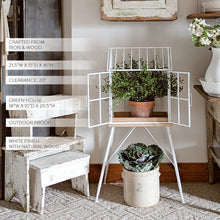 Load image into Gallery viewer, Greenhouse Inspired Outdoor Plant Stand