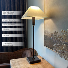 Load image into Gallery viewer, 36 Inch Ivory Adjustable Table Lamp