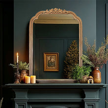 Load image into Gallery viewer, Antique Inspired Ornate Gold Mirror